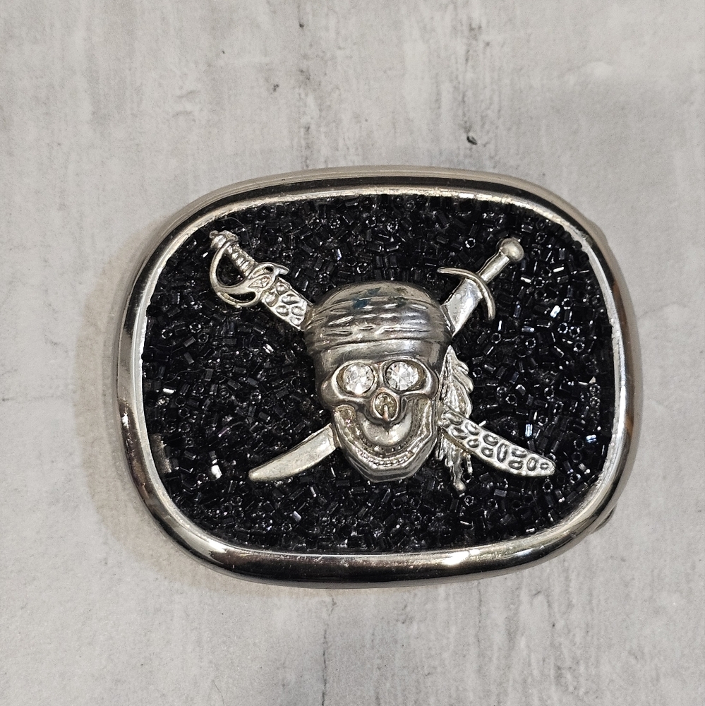 Pirate Skull Belt Buckle